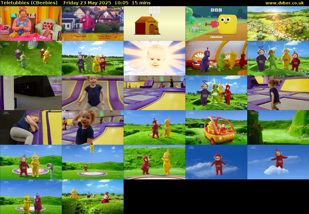 Teletubbies (CBeebies) Friday 23 May 2025 10:05 - 10:20