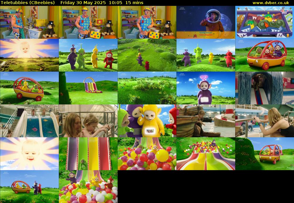 Teletubbies (CBeebies) Friday 30 May 2025 10:05 - 10:20