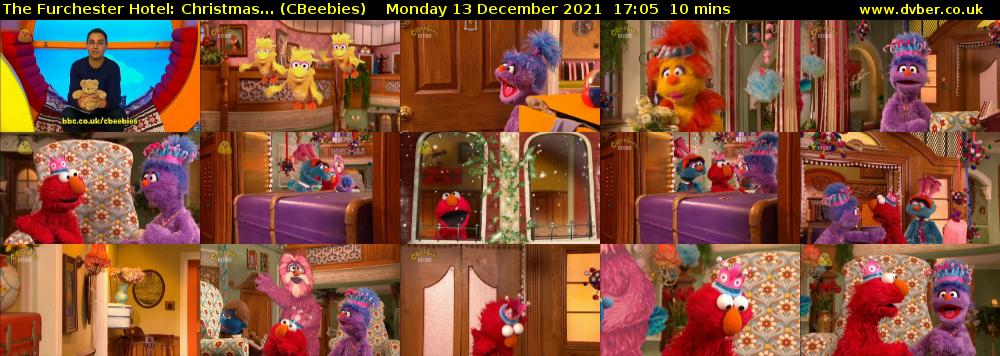 The Furchester Hotel: Christmas... (CBeebies) Monday 13 December 2021 17:05 - 17:15