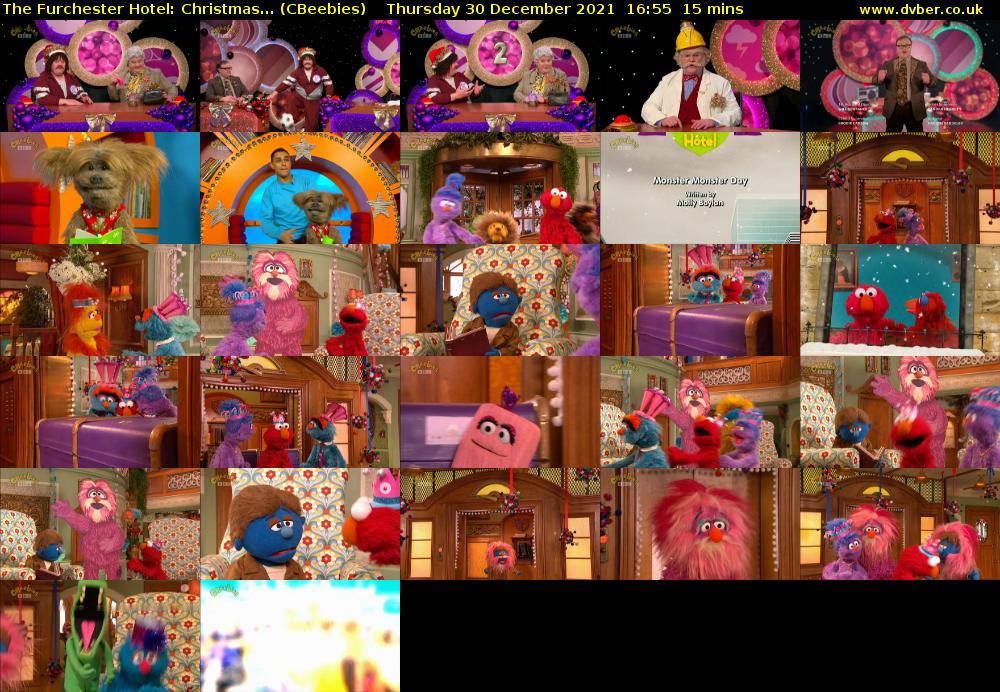 The Furchester Hotel: Christmas... (CBeebies) Thursday 30 December 2021 16:55 - 17:10