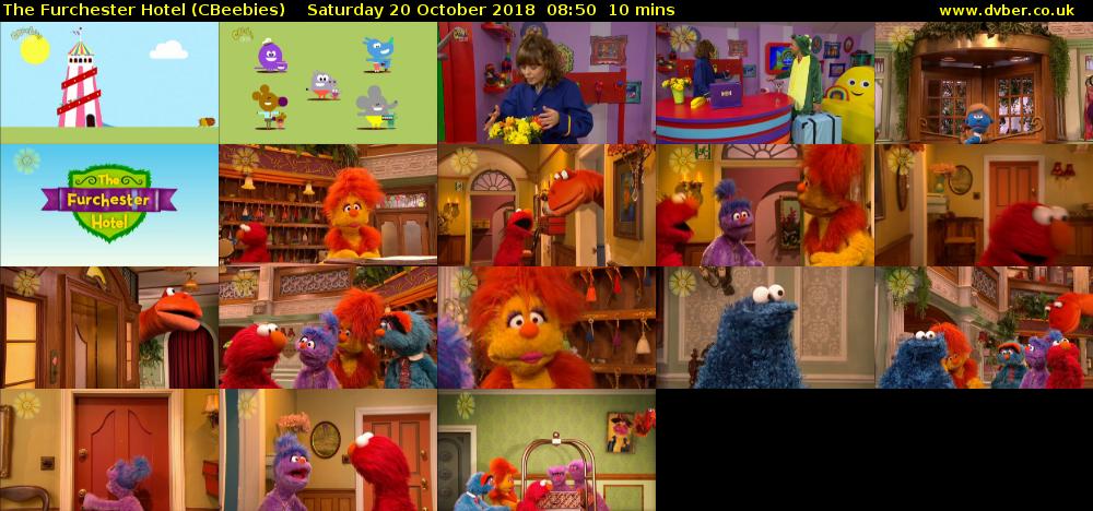 The Furchester Hotel (CBeebies) Saturday 20 October 2018 08:50 - 09:00