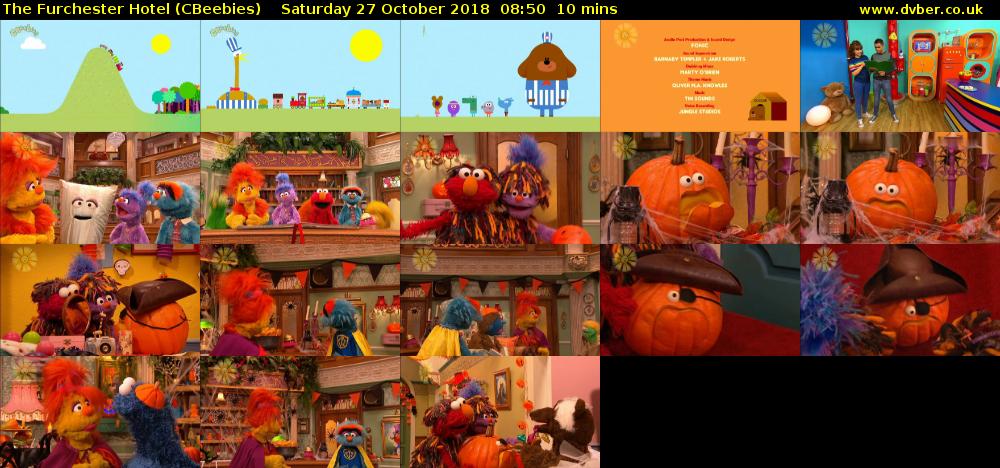 The Furchester Hotel (CBeebies) Saturday 27 October 2018 08:50 - 09:00