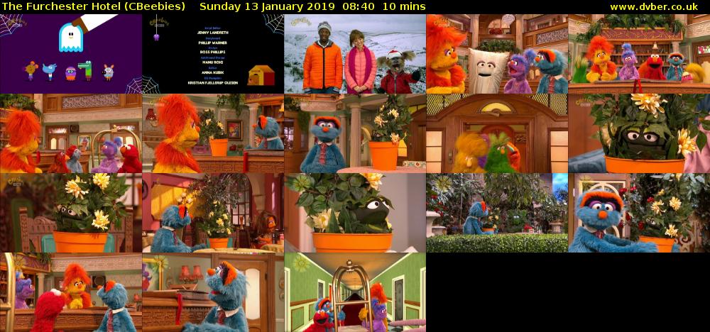 The Furchester Hotel (CBeebies) Sunday 13 January 2019 08:40 - 08:50
