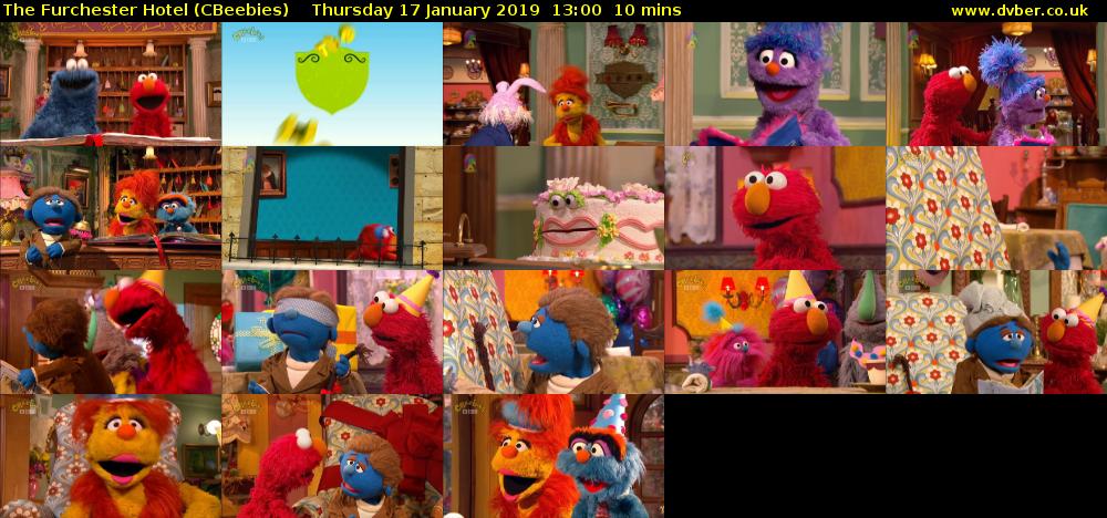 The Furchester Hotel (CBeebies) Thursday 17 January 2019 13:00 - 13:10