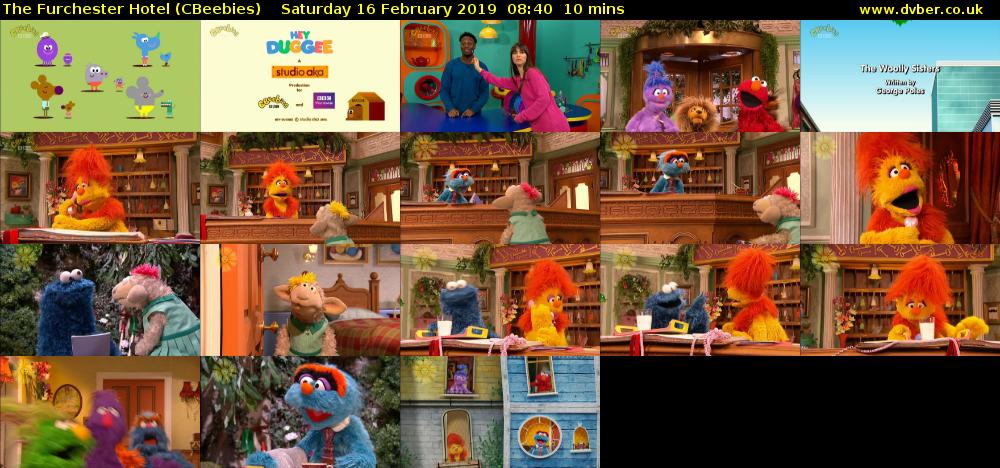 The Furchester Hotel (CBeebies) Saturday 16 February 2019 08:40 - 08:50