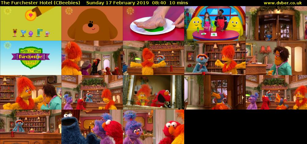 The Furchester Hotel (CBeebies) Sunday 17 February 2019 08:40 - 08:50