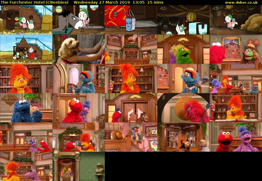The Furchester Hotel (CBeebies) Wednesday 27 March 2019 13:05 - 13:20