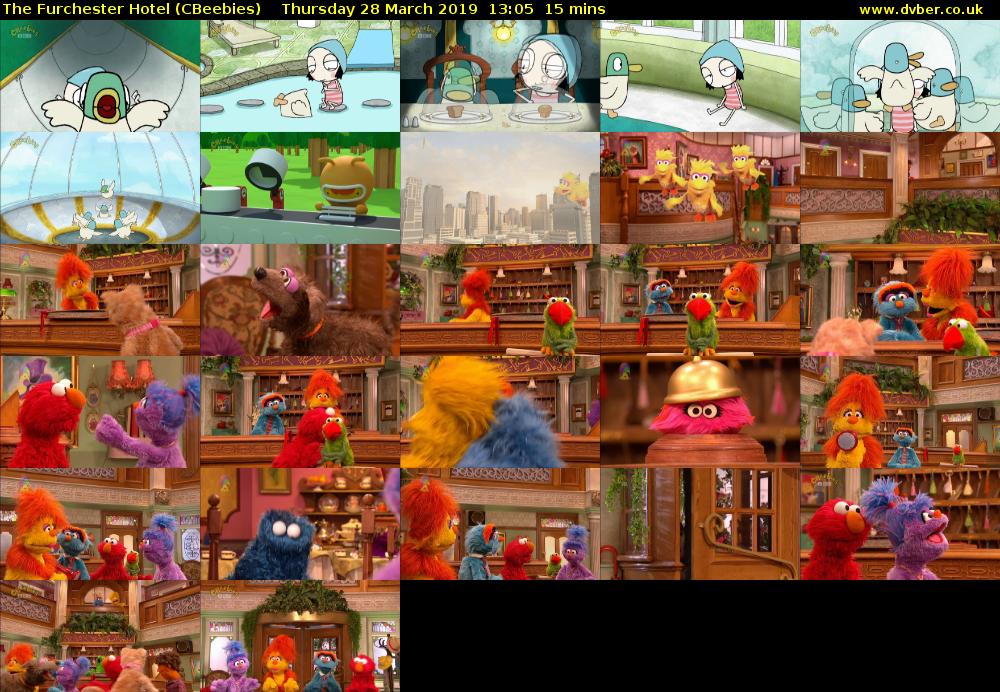The Furchester Hotel (CBeebies) Thursday 28 March 2019 13:05 - 13:20