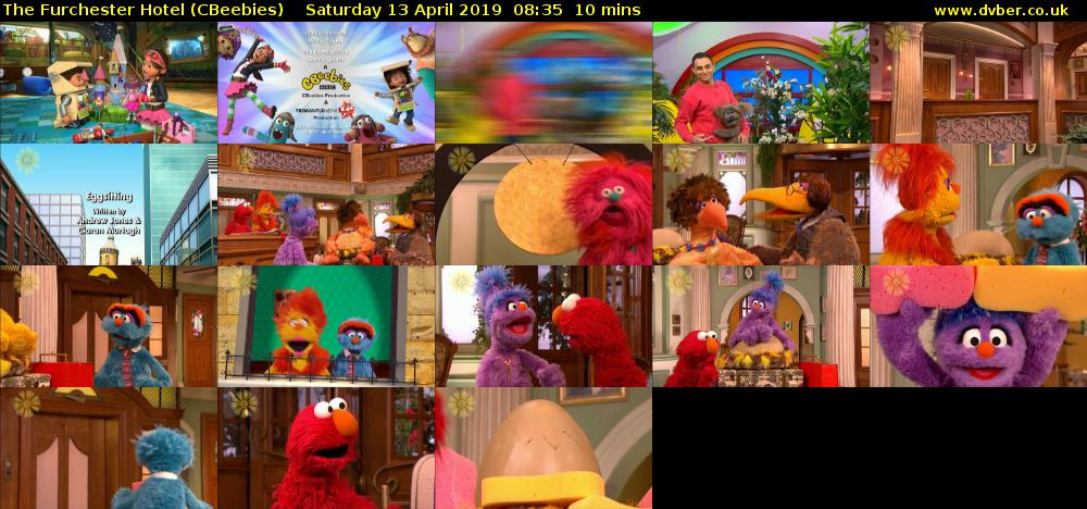 The Furchester Hotel (CBeebies) Saturday 13 April 2019 08:35 - 08:45
