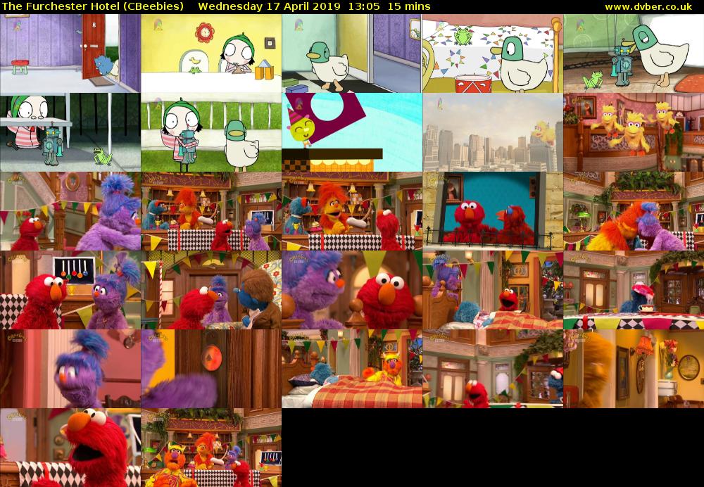 The Furchester Hotel (CBeebies) Wednesday 17 April 2019 13:05 - 13:20