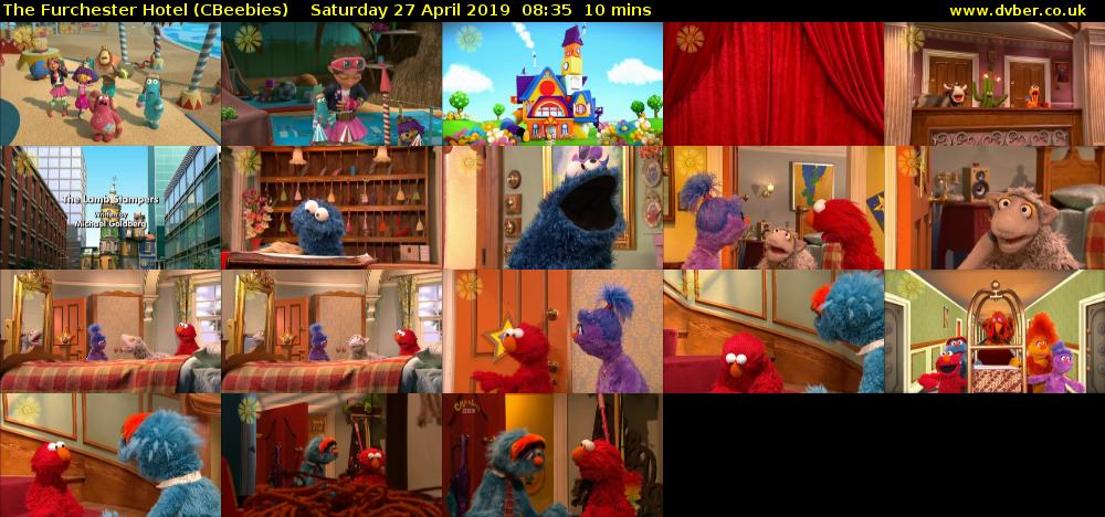 The Furchester Hotel (CBeebies) Saturday 27 April 2019 08:35 - 08:45