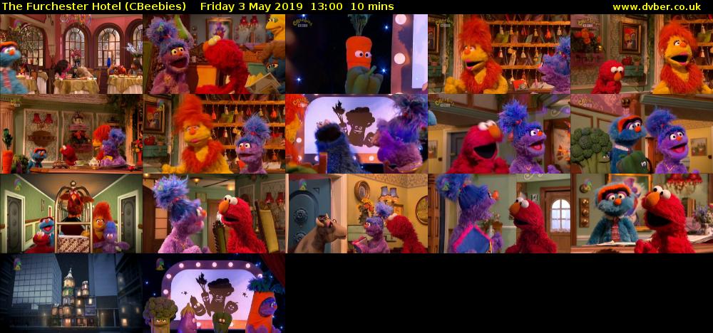 The Furchester Hotel (CBeebies) Friday 3 May 2019 13:00 - 13:10