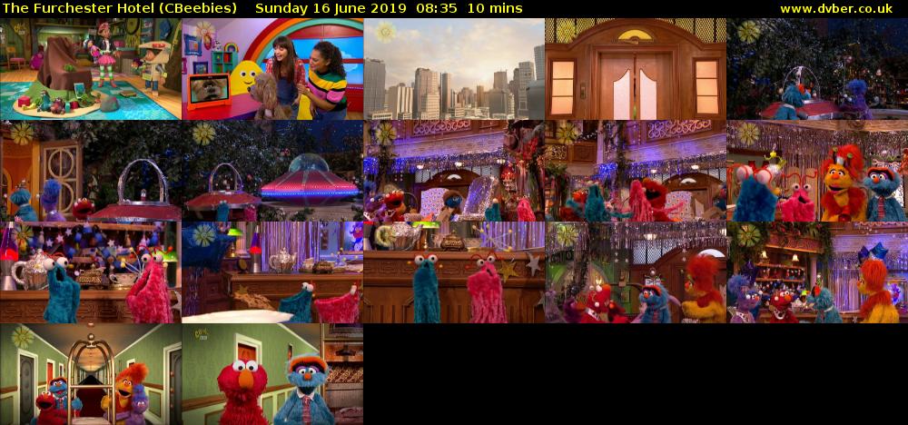 The Furchester Hotel (CBeebies) Sunday 16 June 2019 08:35 - 08:45