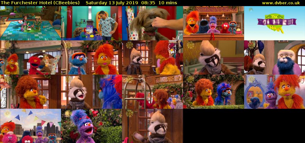 The Furchester Hotel (CBeebies) Saturday 13 July 2019 08:35 - 08:45