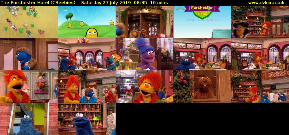 The Furchester Hotel (CBeebies) Saturday 27 July 2019 08:35 - 08:45