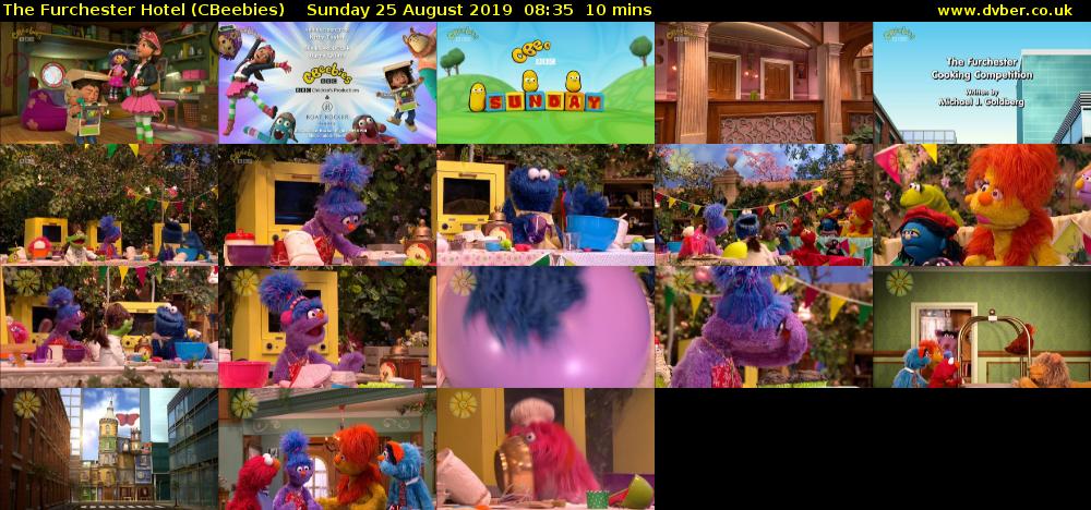 The Furchester Hotel (CBeebies) Sunday 25 August 2019 08:35 - 08:45
