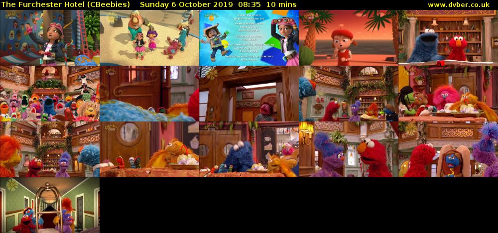 The Furchester Hotel (CBeebies) Sunday 6 October 2019 08:35 - 08:45