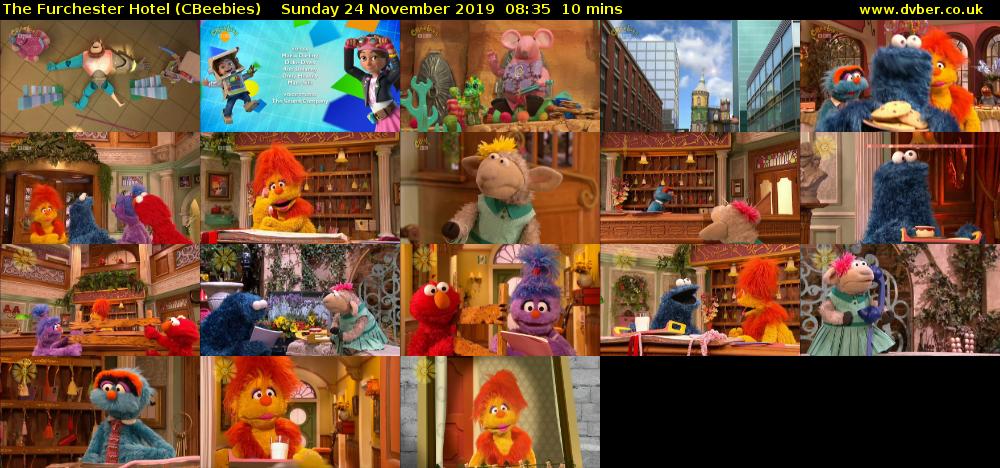 The Furchester Hotel (CBeebies) Sunday 24 November 2019 08:35 - 08:45