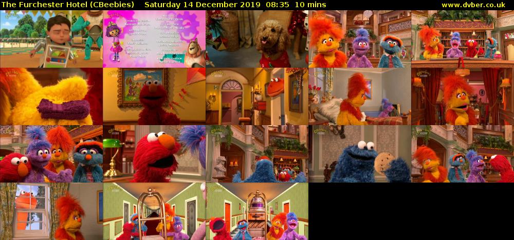 The Furchester Hotel (CBeebies) Saturday 14 December 2019 08:35 - 08:45