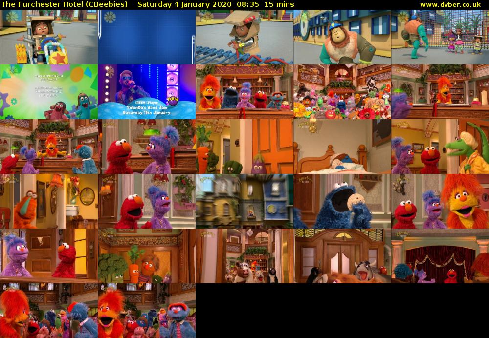 The Furchester Hotel (CBeebies) Saturday 4 January 2020 08:35 - 08:50