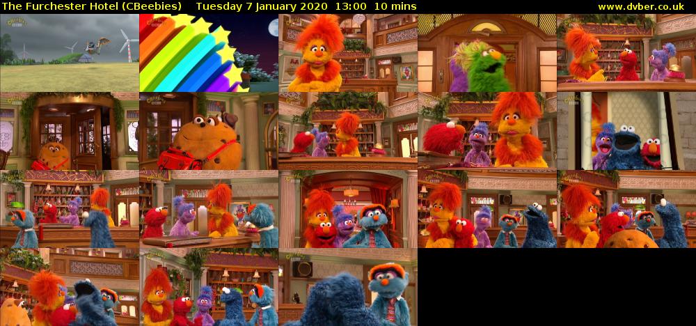 The Furchester Hotel (CBeebies) Tuesday 7 January 2020 13:00 - 13:10