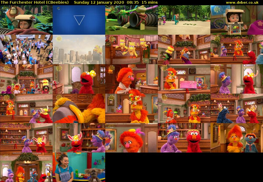 The Furchester Hotel (CBeebies) Sunday 12 January 2020 08:35 - 08:50