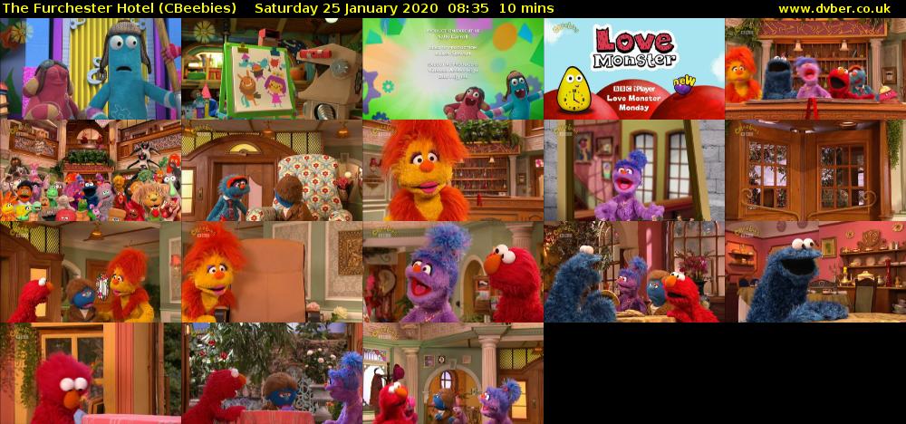 The Furchester Hotel (CBeebies) Saturday 25 January 2020 08:35 - 08:45