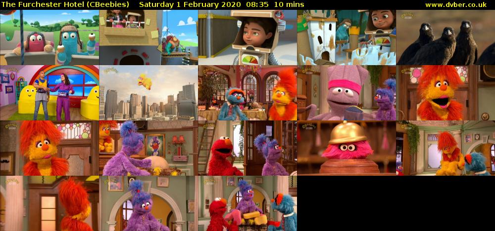 The Furchester Hotel (CBeebies) Saturday 1 February 2020 08:35 - 08:45
