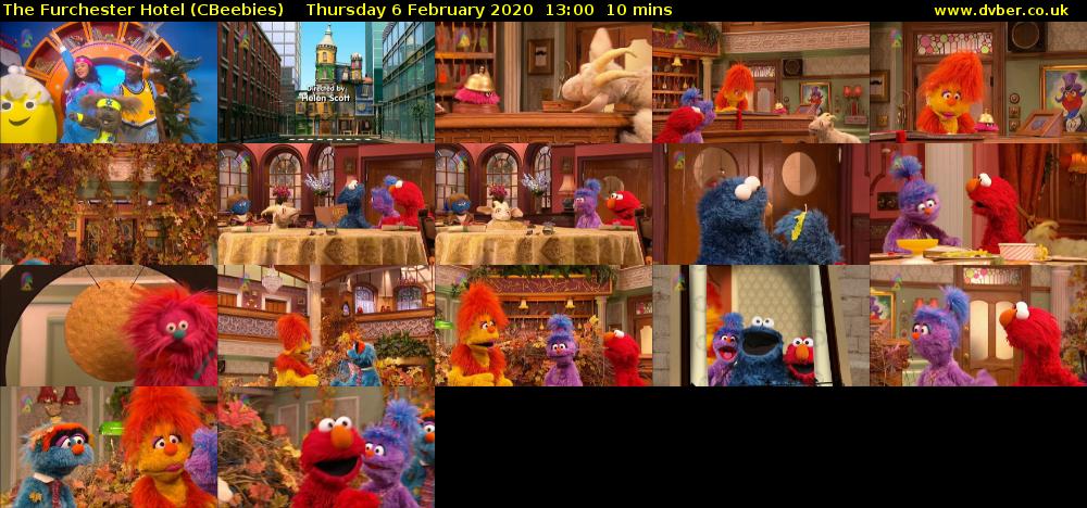 The Furchester Hotel (CBeebies) Thursday 6 February 2020 13:00 - 13:10