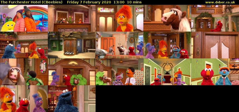 The Furchester Hotel (CBeebies) Friday 7 February 2020 13:00 - 13:10