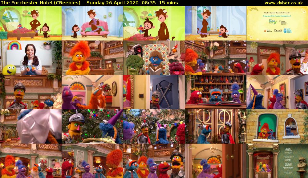 The Furchester Hotel (CBeebies) Sunday 26 April 2020 08:35 - 08:50