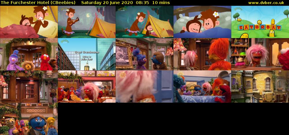 The Furchester Hotel (CBeebies) Saturday 20 June 2020 08:35 - 08:45