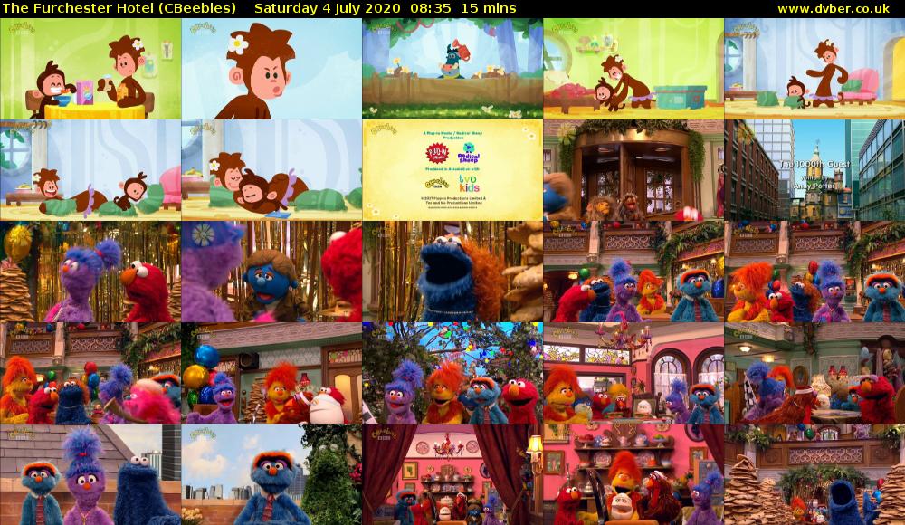 The Furchester Hotel (CBeebies) Saturday 4 July 2020 08:35 - 08:50