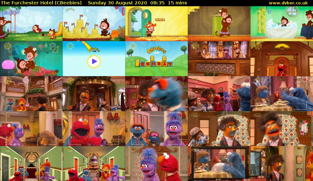 The Furchester Hotel (CBeebies) Sunday 30 August 2020 08:35 - 08:50