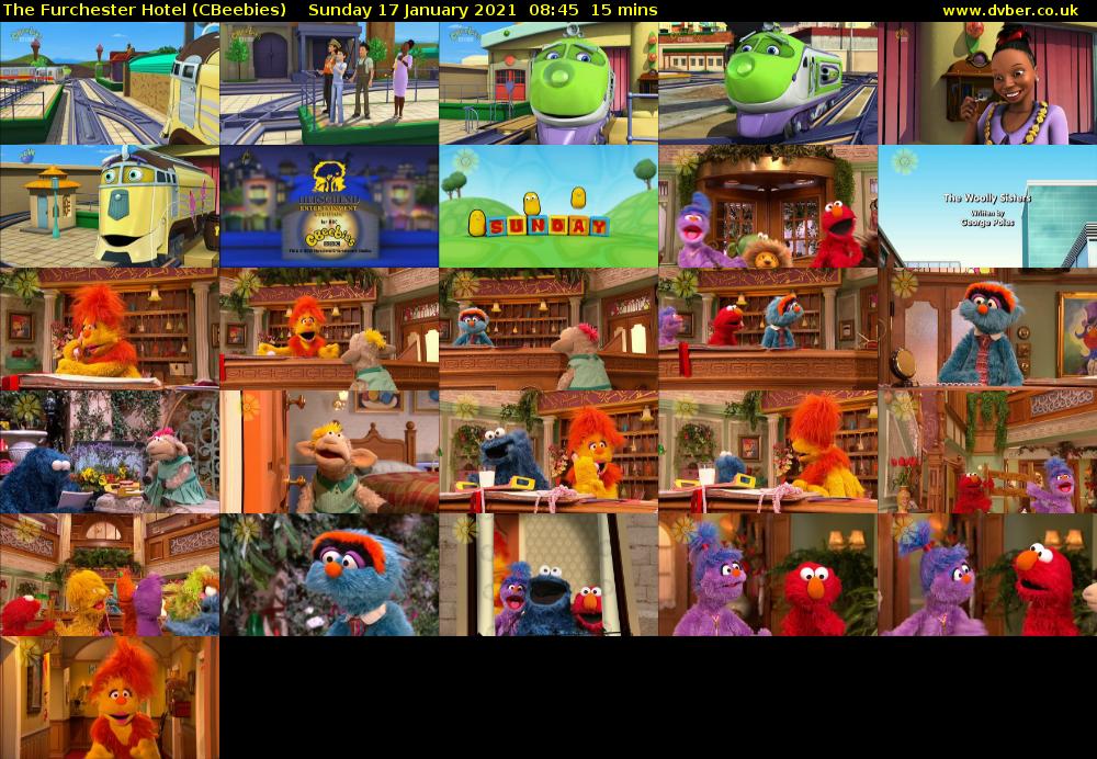 The Furchester Hotel (CBeebies) Sunday 17 January 2021 08:45 - 09:00