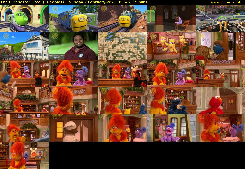 The Furchester Hotel (CBeebies) Sunday 7 February 2021 08:45 - 09:00