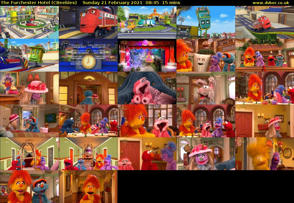 The Furchester Hotel (CBeebies) Sunday 21 February 2021 08:45 - 09:00