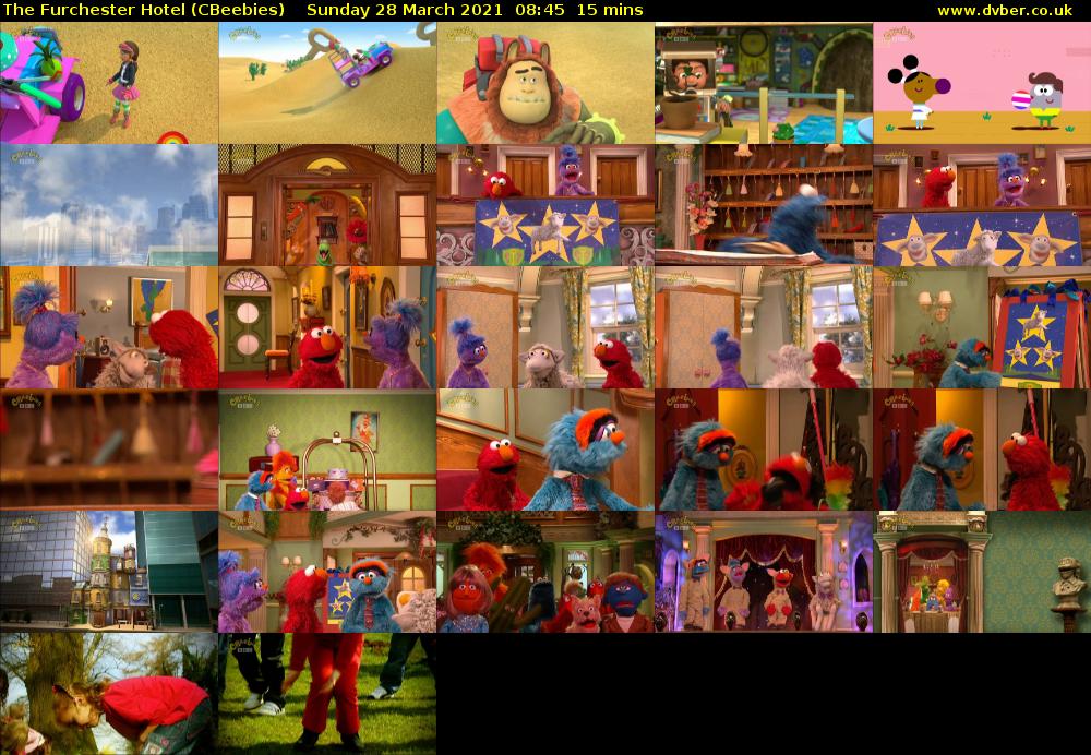 The Furchester Hotel (CBeebies) Sunday 28 March 2021 08:45 - 09:00