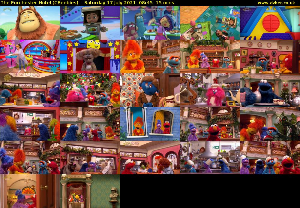 The Furchester Hotel (CBeebies) Saturday 17 July 2021 08:45 - 09:00