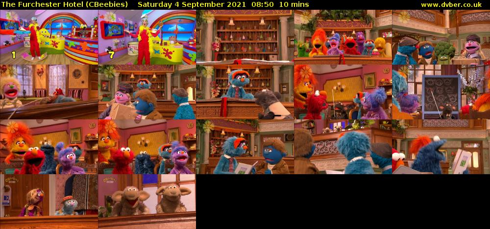 The Furchester Hotel (CBeebies) Saturday 4 September 2021 08:50 - 09:00