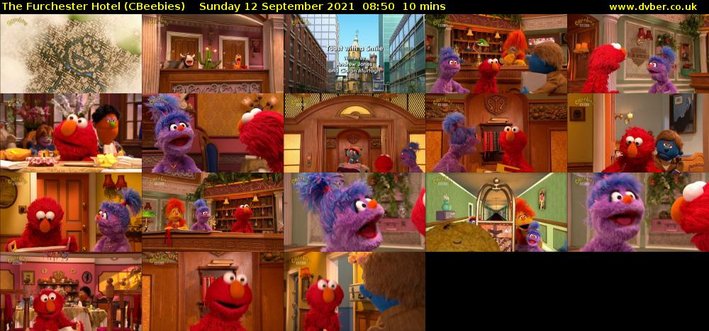 The Furchester Hotel (CBeebies) Sunday 12 September 2021 08:50 - 09:00