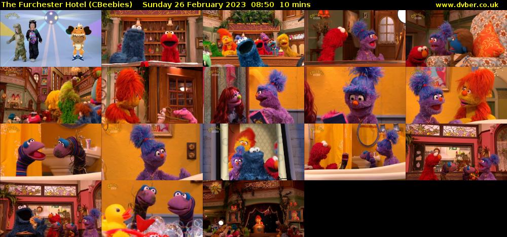 The Furchester Hotel (CBeebies) Sunday 26 February 2023 08:50 - 09:00