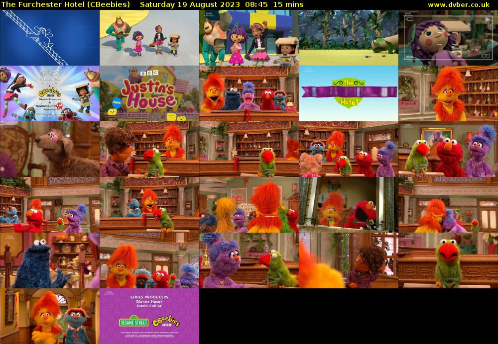 The Furchester Hotel (CBeebies) Saturday 19 August 2023 08:45 - 09:00