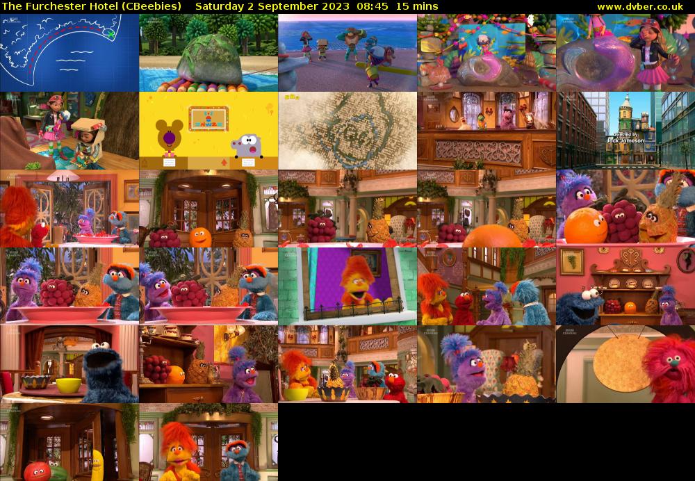 The Furchester Hotel (CBeebies) Saturday 2 September 2023 08:45 - 09:00