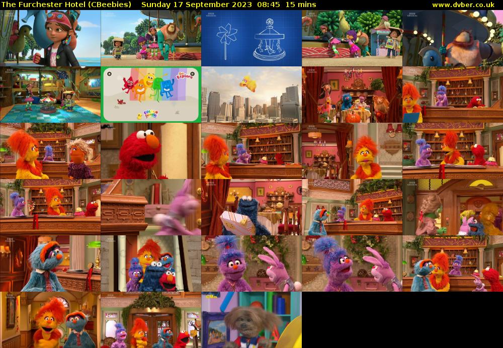 The Furchester Hotel (CBeebies) Sunday 17 September 2023 08:45 - 09:00