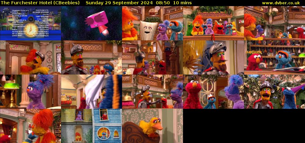 The Furchester Hotel (CBeebies) Sunday 29 September 2024 08:50 - 09:00
