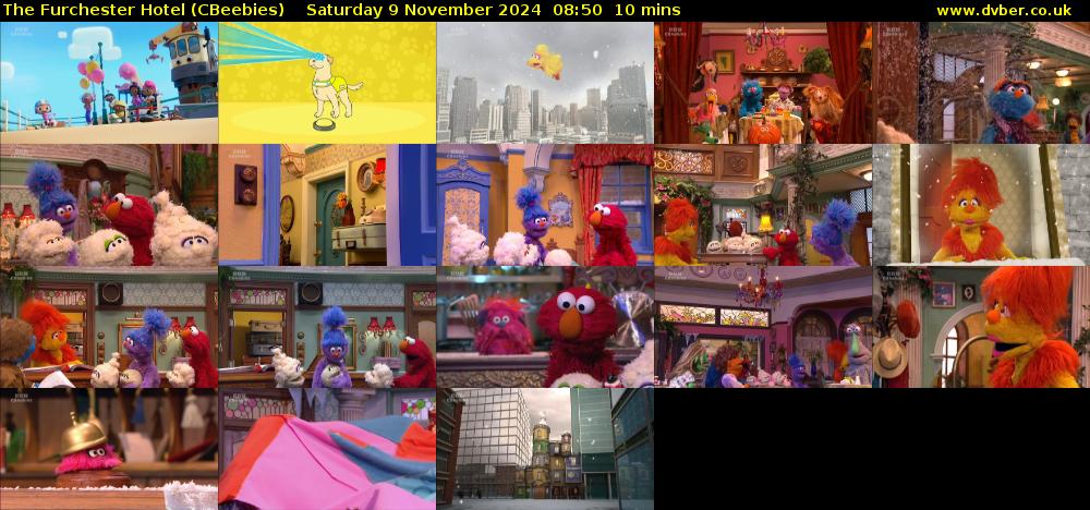The Furchester Hotel (CBeebies) Saturday 9 November 2024 08:50 - 09:00