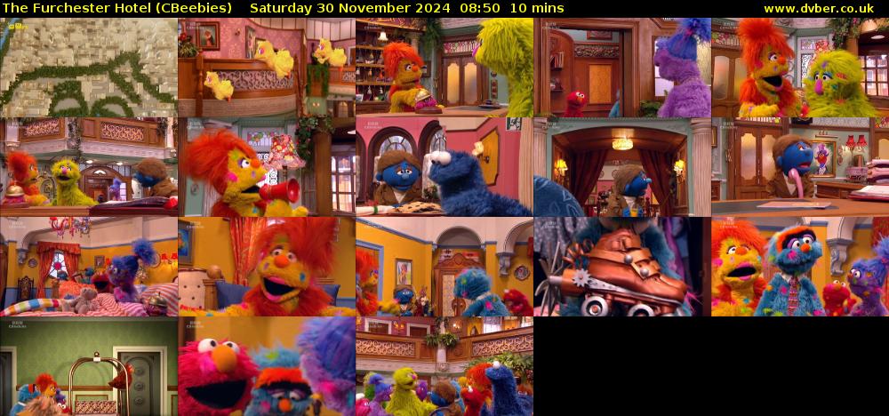 The Furchester Hotel (CBeebies) Saturday 30 November 2024 08:50 - 09:00