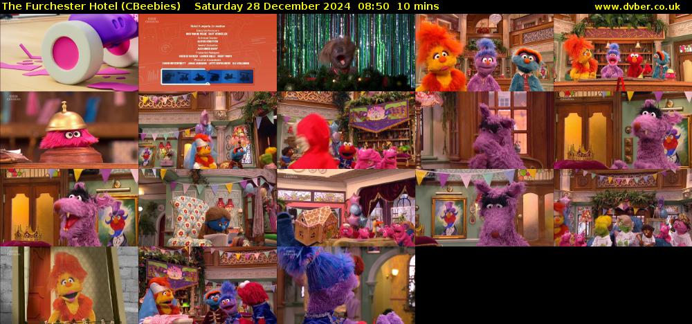 The Furchester Hotel (CBeebies) Saturday 28 December 2024 08:50 - 09:00