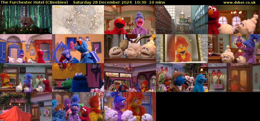 The Furchester Hotel (CBeebies) Saturday 28 December 2024 10:30 - 10:40